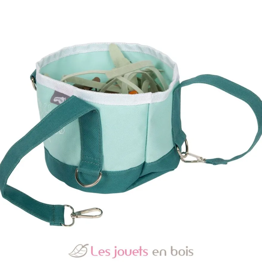 Set de fourrage pour chevaux avec sac bleu - Small foot