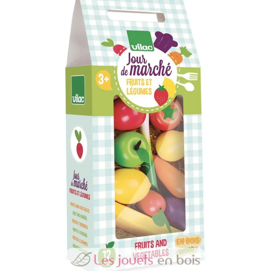 Set de Fruits et Légumes Jour de Marché - Vilac