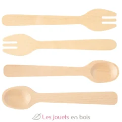 Set de jeu avec des pâtes - Bois et feutrine - Small Foot