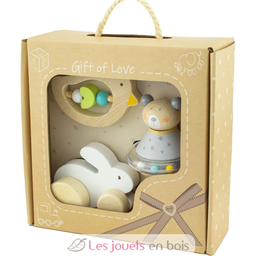 Set de jouets premier âge en bois - Ulysse