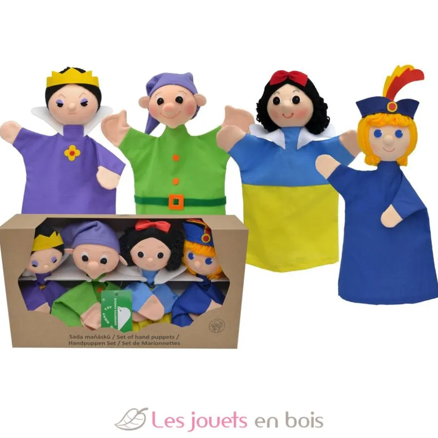 Set de 4 Marionnettes Blanche Neige - Mú