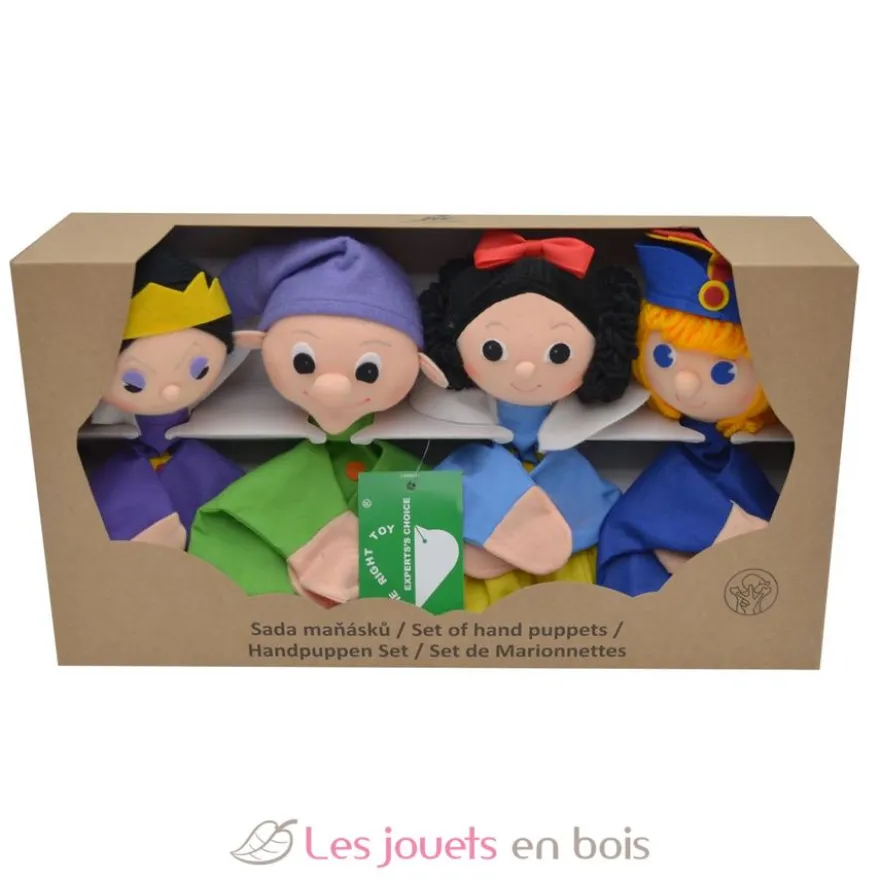Set de 4 Marionnettes Blanche Neige - Mú