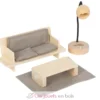 Set de meubles en bois pour maison de poupées - Small foot