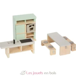 Set de meubles en bois pour maison de poupées - Small foot