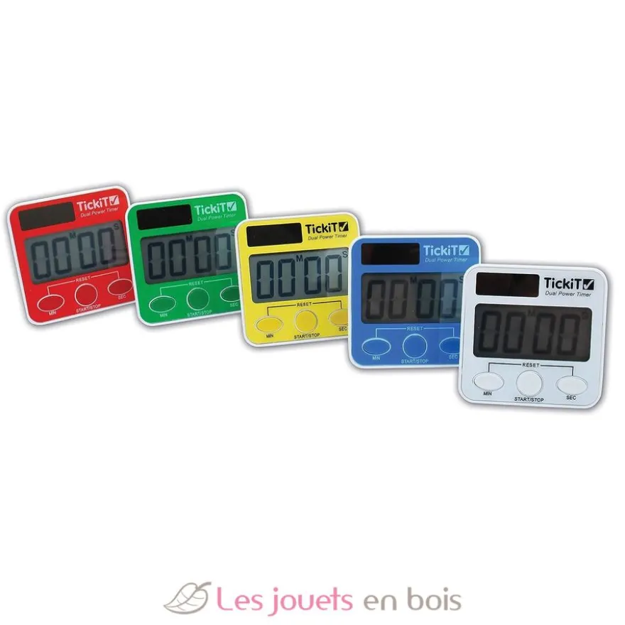 Set de 5 minuteurs colorés - TickiT
