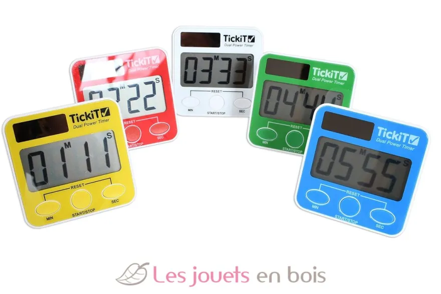 Set de 5 minuteurs colorés - TickiT