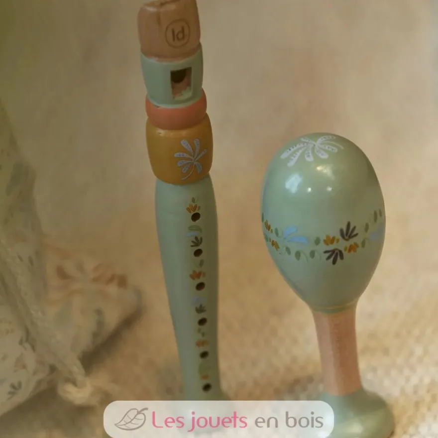 Set de musique vert Safari Friends - Bois - Little Dutch