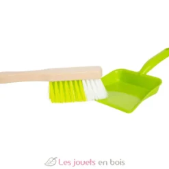 Set de nettoyage avec balai vert Small Foot Compagny