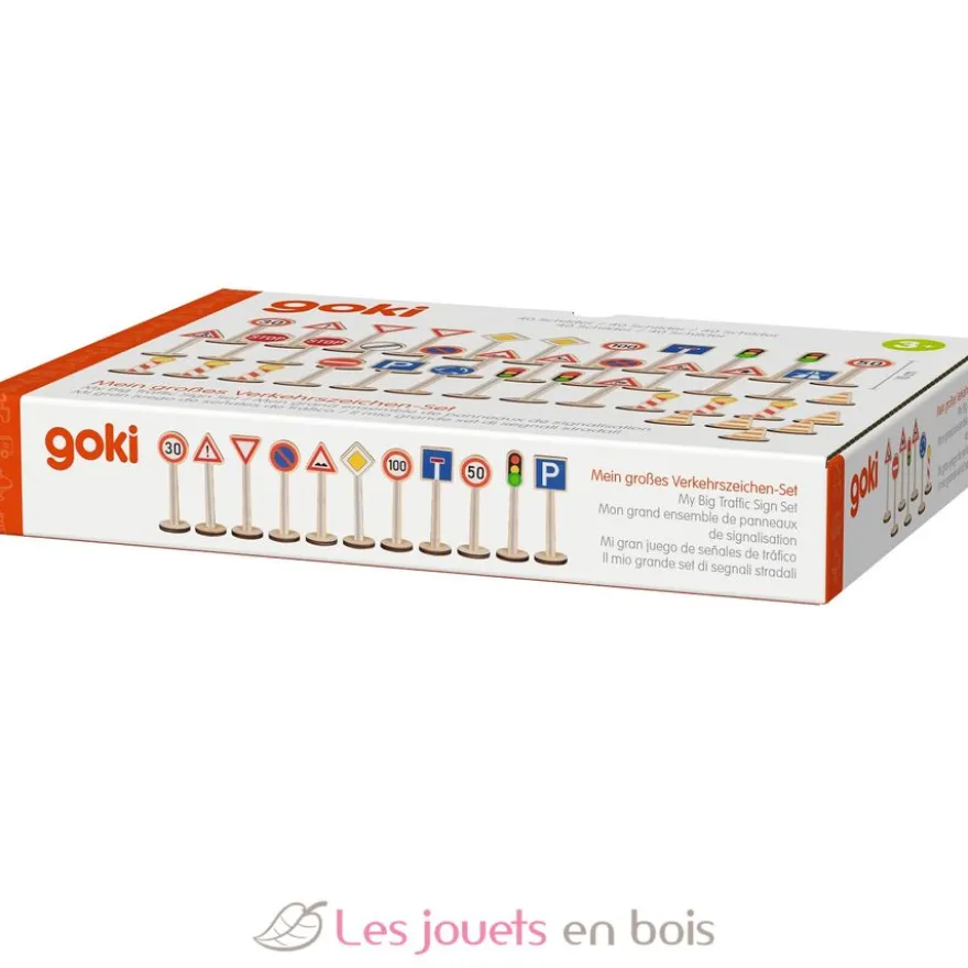 Set de 40 panneaux de signalisation - Goki