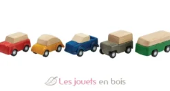 Set de 5 petits véhicules - Plan Toys