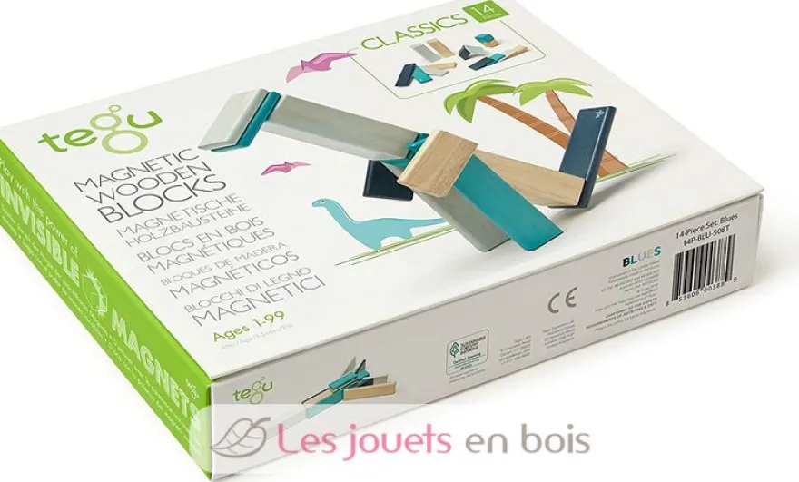 Set de 14 pièces Blues - Tegu