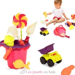Set de plage rouge - B.Toys