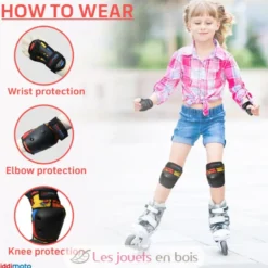 Set de protections enfant Comic S - Kiddimoto