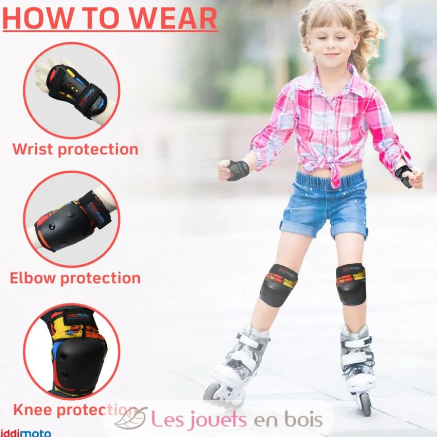 Set de protections enfant Comic M - Kiddimoto