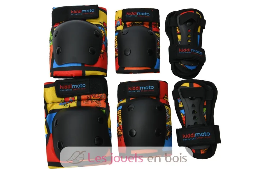 Set de protections enfant Comic M - Kiddimoto