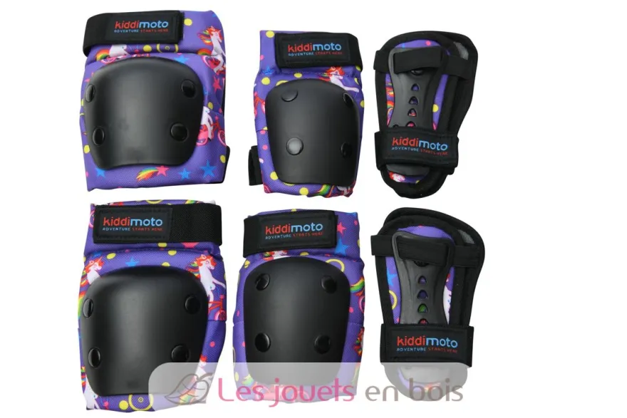 Set de protections enfant Licorne M - Kiddimoto