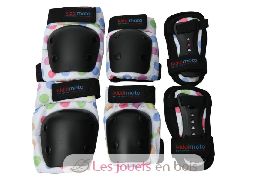 Set de protections enfant Pastel Dotty M - Kiddimoto