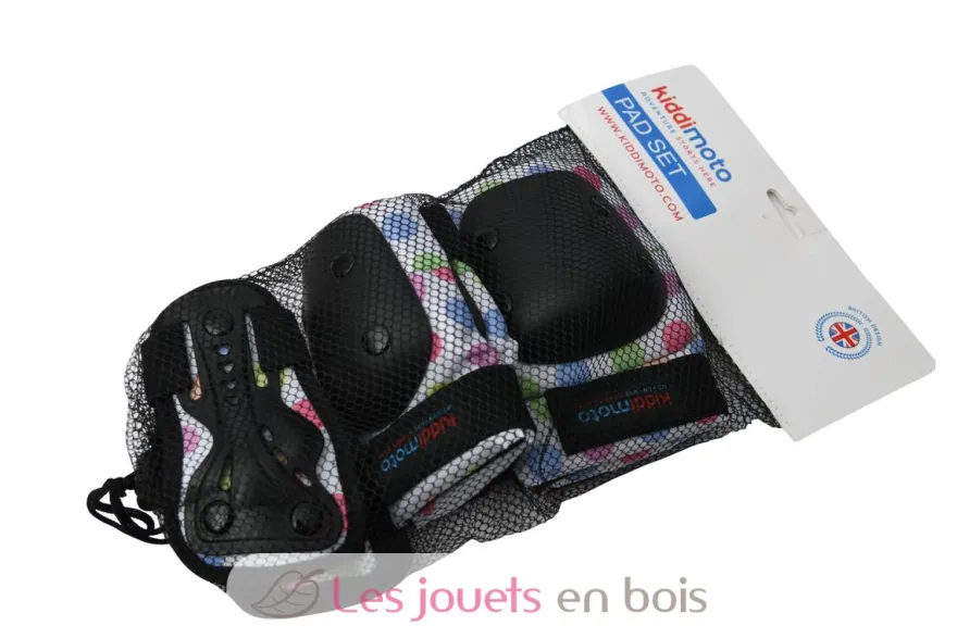 Set de protections enfant Pastel Dotty S - Kiddimoto