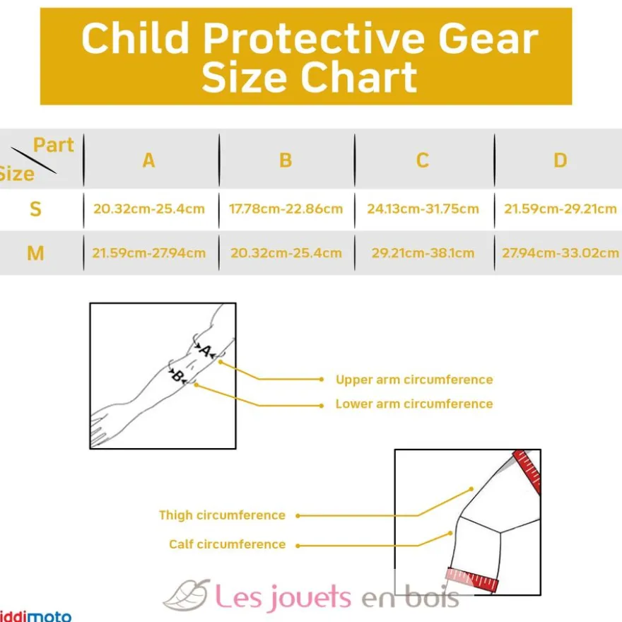 Set de protections enfant Skullz S - Kiddimoto