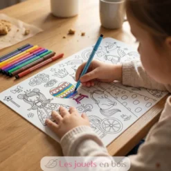 Set de table en silicone à colorier - Princesses - Ulysse