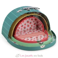 Set de 3 valisettes fruits gourmands - Vilac