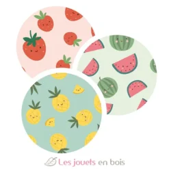 Set de 3 valisettes fruits gourmands - Vilac