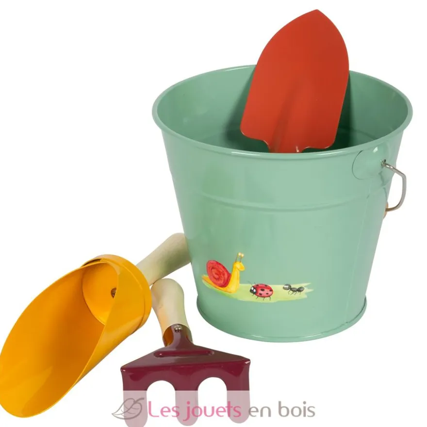 Set d'outils avec seau Tiny Garden - Small Foot company