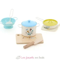Set d'ustensiles de cuisine en bois et métal - Vilac