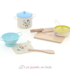 Set d'ustensiles de cuisine en bois et métal - Vilac