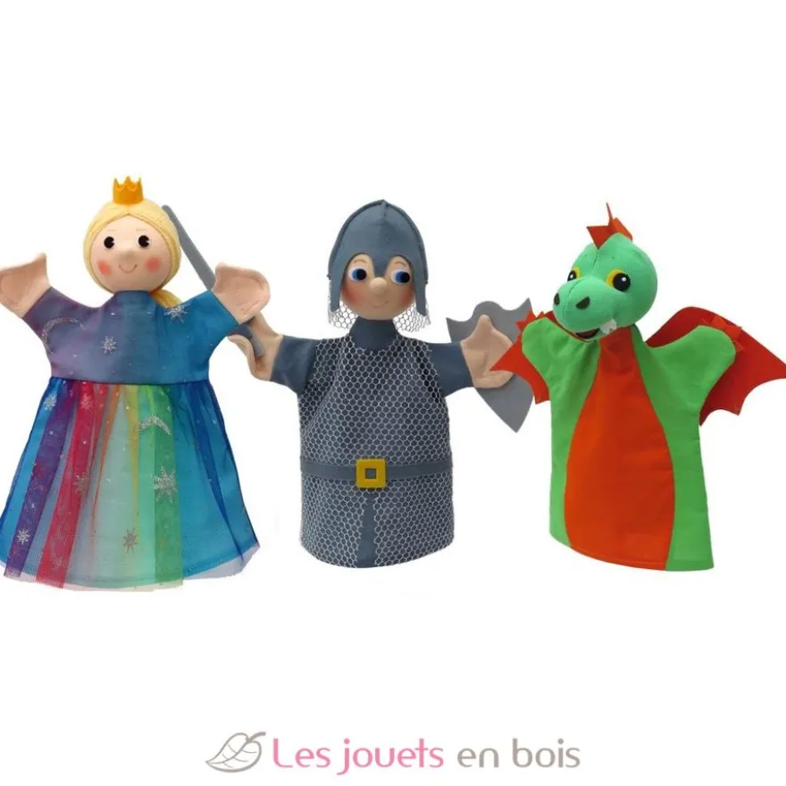 Set 3 Marionnettes Dragon - Mú