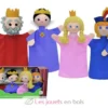 Set 4 Marionnettes Famille Royale - Mú