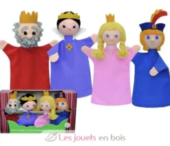 Set 4 Marionnettes Famille Royale - Mú