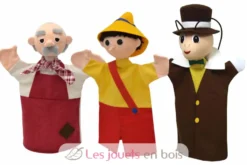 Set 3 Marionnettes Pinocchio - Mú