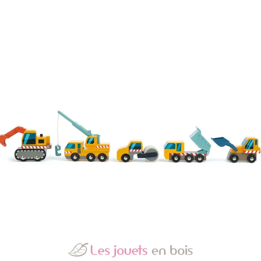 Set véhicules de chantier - Tender Leaf Toys