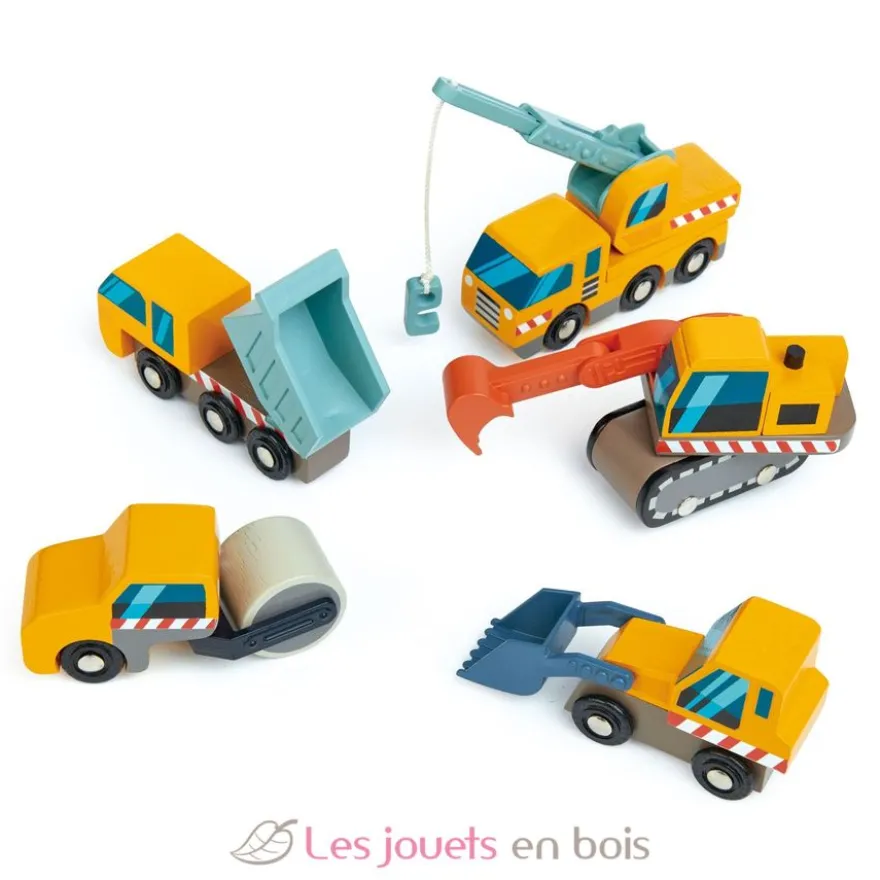 Set véhicules de chantier - Tender Leaf Toys