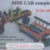 Side car - bois coloré - Equilibre et aventure