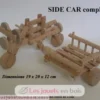 Side car - bois naturel - Equilibre et aventure