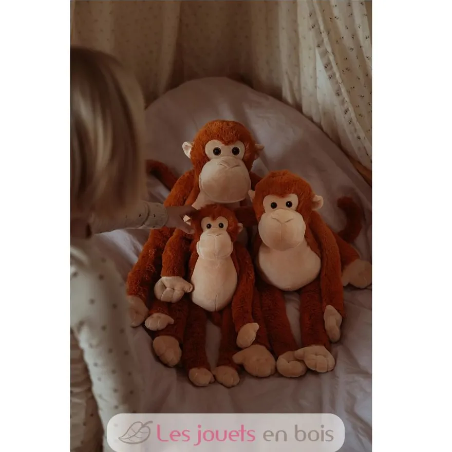 Singe en peluche lesté 0,5 kg - ByAstrup