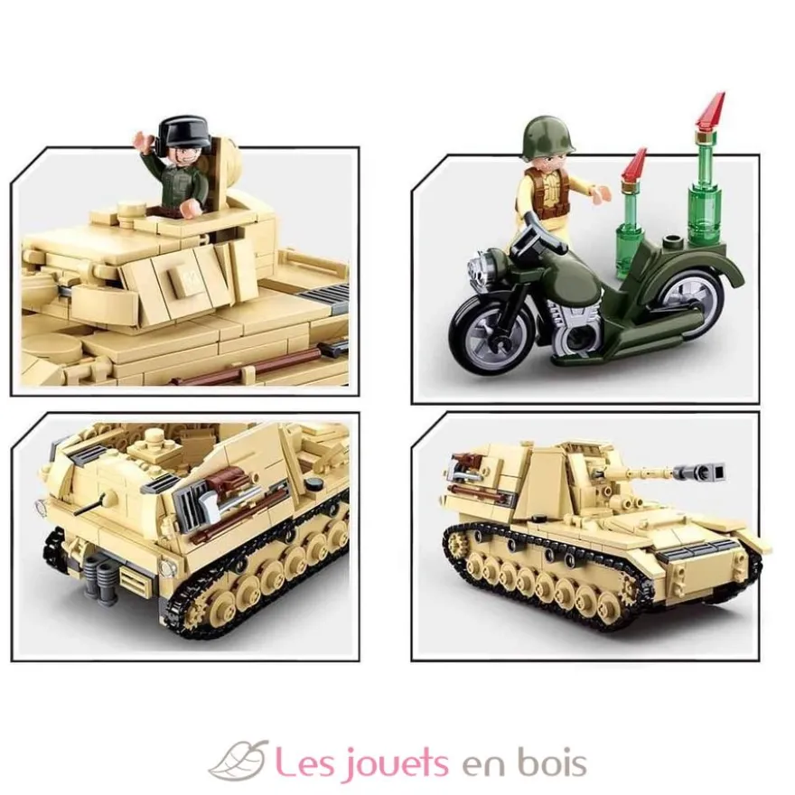 Sluban Army WWII - Grand char allemand 2 en 1