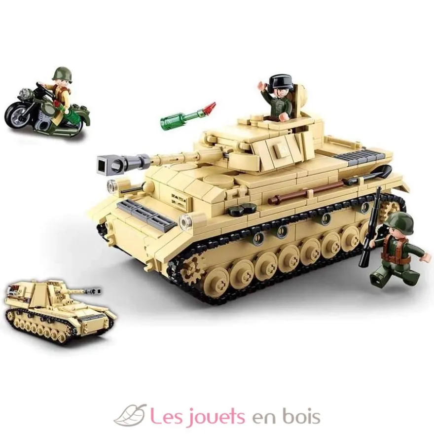 Sluban Army WWII - Grand char allemand 2 en 1