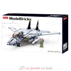 Sluban Model Bricks - Avion chasseur à réaction