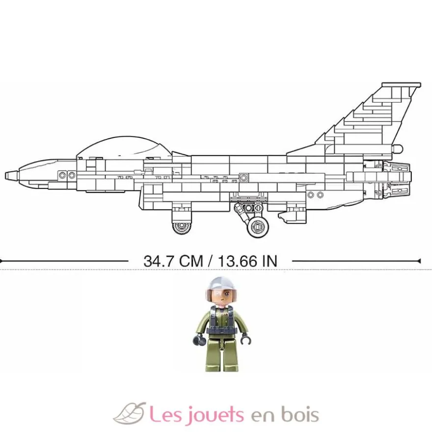 Sluban Model Bricks - Chasseur Falcon