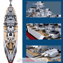 Sluban Model Bricks - Cuirassé Bismarck 2 en 1