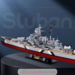 Sluban Model Bricks - Cuirassé Bismarck 2 en 1