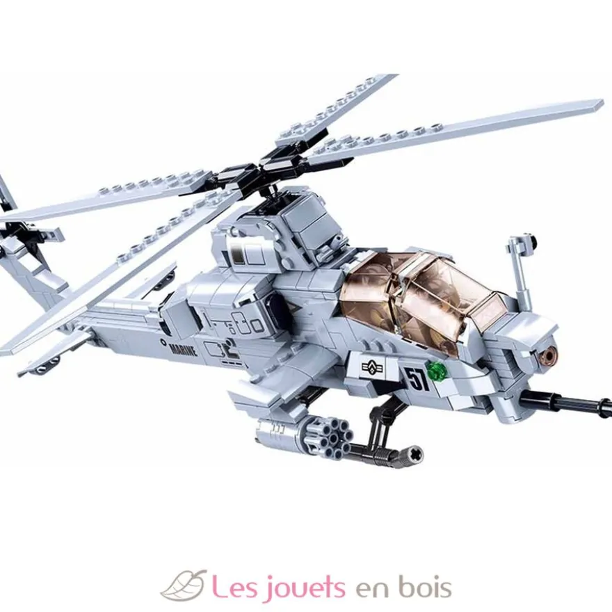 Sluban Model Bricks - Hélicoptère d'attaque