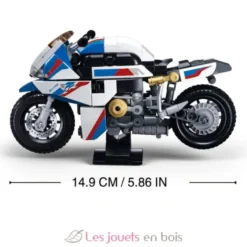 Sluban Model Bricks - Moto de course