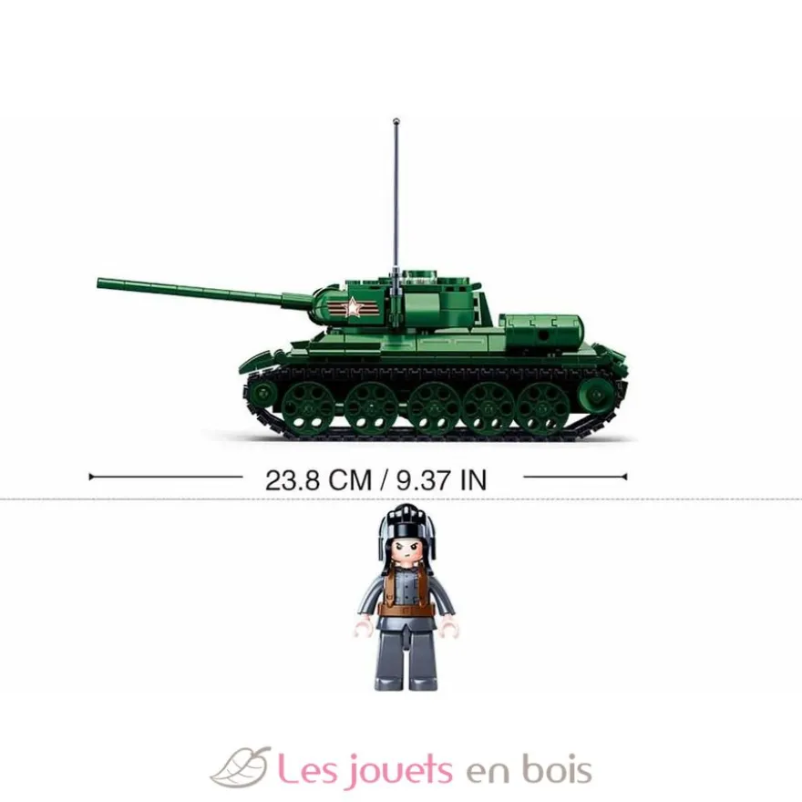 Sluban Model Bricks - Tank soviétique T34-85