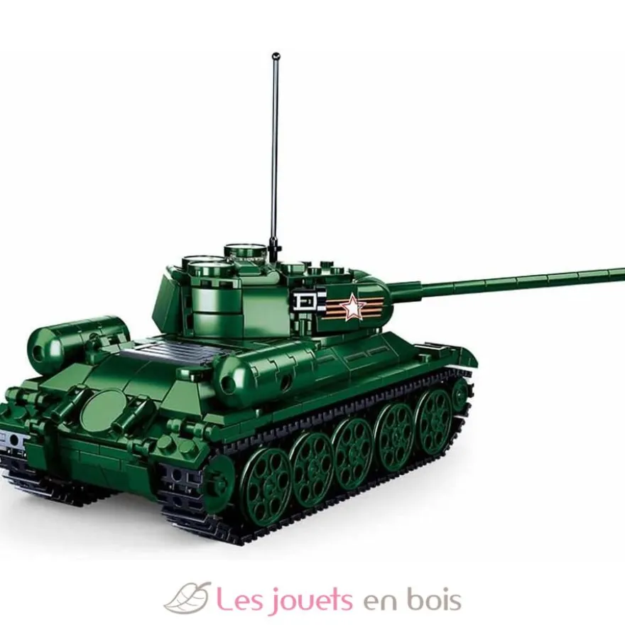 Sluban Model Bricks - Tank soviétique T34-85