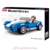 Sluban Model Bricks - Voiture de sport classique bleue