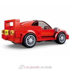 Sluban Model Bricks - Voiture de sport italienne rouge